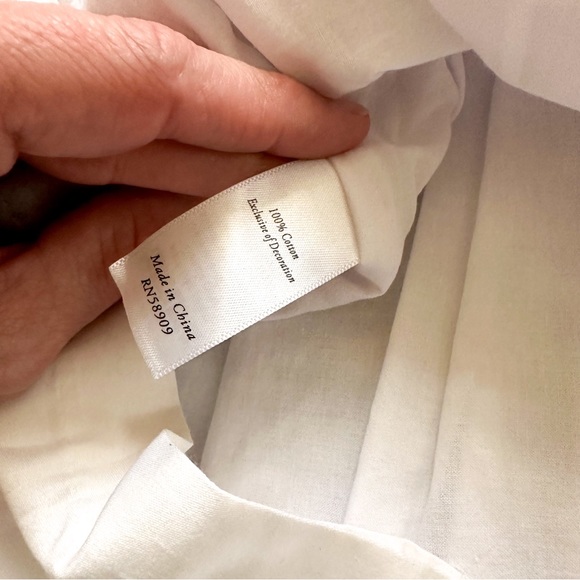 Edgehill Collection White Sateen Cotton Easter Dress, 18-24m - Picture 4 of 9